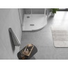 Mexen Flow Duschwanne Halbrund Slim 90 x 90 cm, Weiß Glanz - 46Q109090