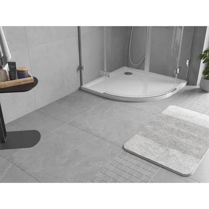 Mexen Flow Duschwanne Halbrund Slim 90 x 90 cm, Weiß Glanz - 46Q109090