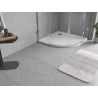Mexen Flow Duschwanne Halbrund Slim 90 x 90 cm, Weiß Glanz - 46Q109090