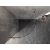 Mexen Lunar L Dusche, halbkreisförmig, 90 x 90 cm, transparent, Chrom - 833L-090L-090P-01-00