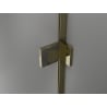 Mexen Lunar L Runddusche mit Klapptür 90 x 90 cm, transparent, gold - 833L-090L-090P-50-00