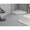Mexen Flow Fünfeck-Duschwanne Slim 90 x 90 cm, weiß glänzend - 46P109090