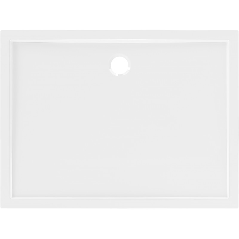 Mexen Flow rechteckige Duschwanne slim 130 x 85 cm, weiß glänzend - 46R108513