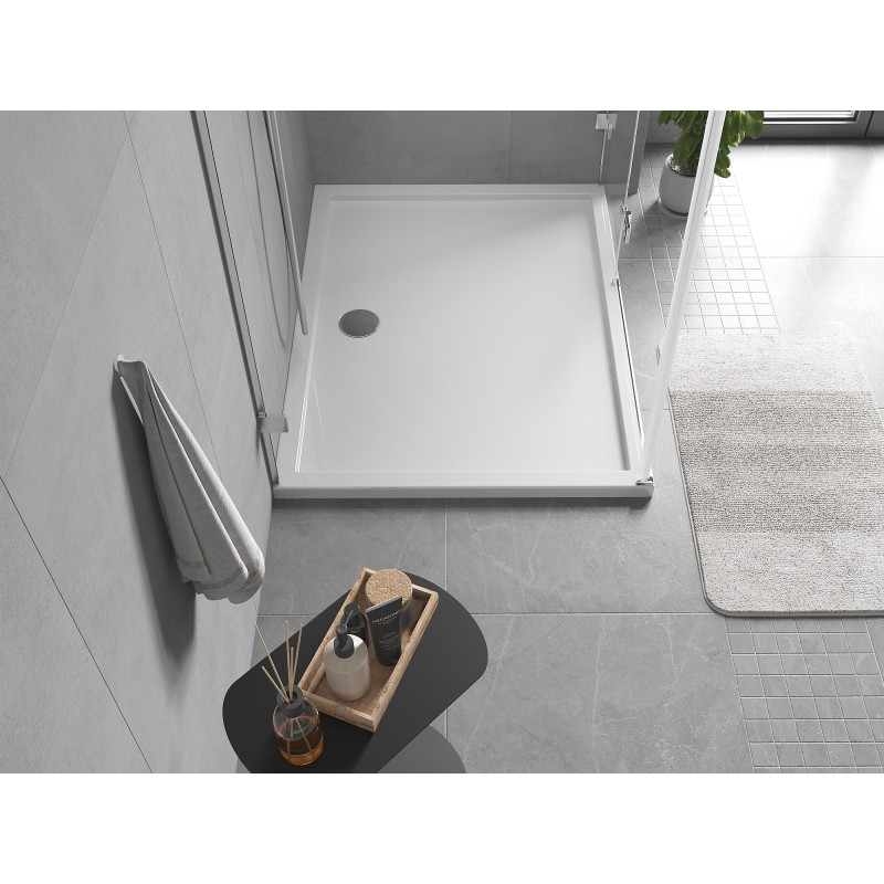 Mexen Flow rechteckige Duschwanne Slim 110 x 90 cm, weiß glänzend - 46R109011