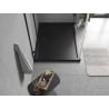 Mexen Flow rechteckige Duschwanne slim 80 x 70 cm, schwarzmatt - 46R707080