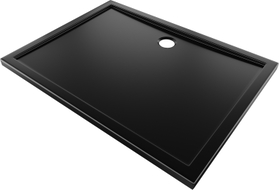 Mexen Flow rechteckige Duschwanne slim 95 x 70 cm, schwarzmatt - 46R707095