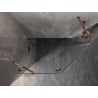 Mexen Lunar Fünfeck-Duschkabine, schwenkbar links 90 x 80 cm, transparent, Roségold - 831-090L-080P-60-00-L
