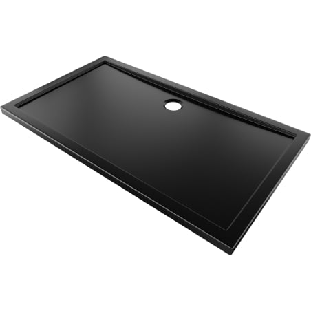Mexen Flow rechteckige Slim-Duschwanne 160 x 75 cm, schwarz matt - 46R707516