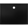 Mexen Flow rechteckige Duschwanne slim 130 x 90 cm, schwarz matt - 46R709013