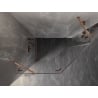 Mexen Lunar fünfeckige Duschkabine links öffnend 100 x 80 cm, transparent, gebürstetes Kupfer - 831-100L-080P-65-00-L