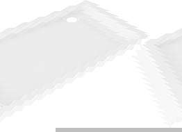 Mexen Flow+ Duschwanne quadratisch 90 x 90 cm, weiß glänzend - 46S109090H