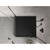 Mexen Flow+ quadratische Duschwanne 70 x 70 cm, schwarz matt - 46S707070H