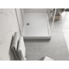 Mexen Flow+ Rechteckige Duschtasse 80 x 70 cm, weiß glänzend - 46R107080H