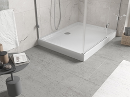 Mexen Flow+ rechteckige Duschwanne 100 x 70 cm, weiß glänzend - 46R107010H