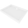 Mexen Flow+ rechteckige Duschwanne 110 x 80 cm, weiß glänzend - 46R108011H