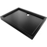 Mexen Flow+ rechteckige Duschwanne 110 x 70 cm, schwarz matt - 46R707011H