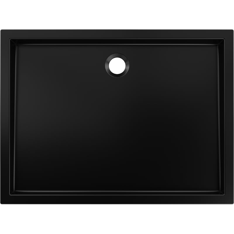 Mexen Flow+ rechteckige Duschwanne 90 x 80 cm, schwarz matt - 46R708090H