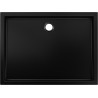 Mexen Flow+ rechteckige Duschwanne 90 x 80 cm, schwarz matt - 46R708090H