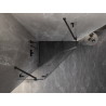 Mexen Lunar fünfeckige Duschkabine mit linker Drehtür 100 x 100 cm, transparent, schwarz - 831-100L-100P-70-00-L