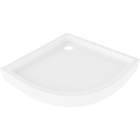 Mexen Flow+ Halbkreis-Duschwanne 90 x 90 cm, weiß glänzend - 46Q109090H