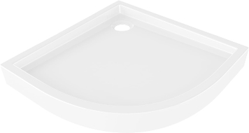 Mexen Flow+ Halbkreis-Duschwanne 90 x 90 cm, weiß glänzend - 46Q109090H