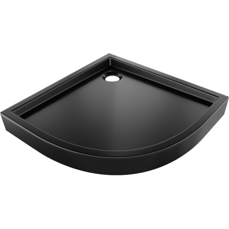 Mexen Flow+ Duschwanne Halbkreis 80 x 80 cm, schwarzmatt - 46Q708080H