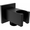 Mexen Cube Winkelanschluss, schwarz - 79300-70