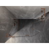 Mexen Lunar L Halbrunde Duschkabine schwenkbar links 100 x 90 cm, transparent, gebürstetes Kupfer - 833L-100L-090P-65-00