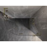 Mexen Lunar L Duschkabine halbrund rechts 100 x 90 cm, transparent, gold - 833L-100P-090L-50-00
