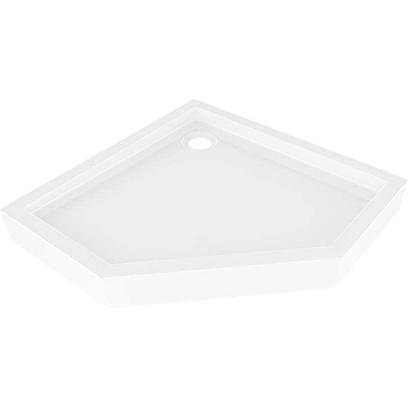 Mexen Flow+ Fünfeck-Duschwanne 80 x 80 cm, weiß glänzend - 46P108080H