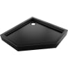 Mexen Flow+ Fünfeck-Duschwanne 90 x 90 cm, Schwarz Matt - 46P709090H