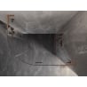 Mexen Lunar L Duschkabine halbrund klappbar rechts 100 x 90 cm, transparent, gebürstetes Kupfer - 833L-100P-090L-65-00