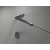 Mexen Lunar L Duschkabine halbkreisförmig, nach rechts öffnend, 100 x 90 cm, transparent, Gun Metal - 833L-100P-090L-95-00