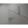 Mexen Lunar Duo Schwingtür-Duschkabine 105 x 105 cm, transparent, Chrom - 834-105L-105P-01-00