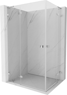 Mexen Lunar L Duo Duschkabine, schwenkbar links 95 x 80 cm, transparent, Chrom - 834L-095L-080P-01-00