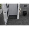 Mexen Pretoria Duschtür schwenkbar 80 cm, transparent, schwarz - 852-080-000-70-00