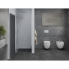 Mexen Pretoria Pendeltür 80 cm, grafit, chrom - 852-080-000-01-40