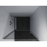 Mexen Pretoria Pendeltür 80 cm, grafit, chrom - 852-080-000-01-40