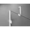 Mexen Lunar Duo Duschkabine Drehbar 75 x 75 cm, Transparent, Weiß - 834-075L-075P-20-00