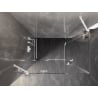 Mexen Lunar Duo Duschkabine, schwenkbar, links 100 x 70 cm, transparent, weiß - 834-100L-070P-20-00