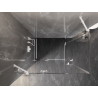 Mexen Lunar Duo Duschkabine, links öffnend, 105 x 75 cm, transparent, weiß - 834-105L-075P-20-00