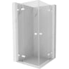 Mexen Lunar Duo Drehdusche 110 x 110 cm, transparent, weiß - 834-110L-110P-20-00