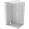 Mexen Lunar Duo Duschkabine links 120 x 100 cm, transparent, weiß - 834-120L-100P-20-00