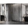 Mexen Lunar Duo Duschkabine schwenkbar links 80 x 70 cm, transparent, gold - 834-080L-070P-50-00