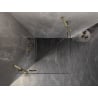 Mexen Lunar Duo Duschkabine schwenkbar 95 x 95 cm, transparent, gold - 834-095L-095P-50-00