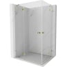 Mexen Lunar Duo Pendeltür-Duschkabine links 110 x 85 cm, transparent, gold - 834-110L-085P-50-00
