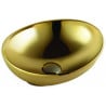 Mexen Elza Aufsatzwaschbecken 40 x 33 cm, gold - 21014088