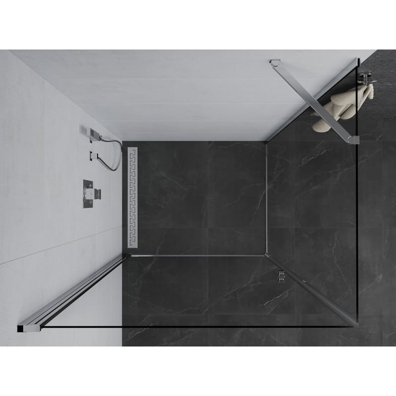 Mexen Pretoria Duschkabine schwenkbar 95 x 120 cm, transparent, Chrom - 852-095-120-01-00