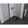 Mexen Pretoria Duschkabine schwenkbar 70 x 70 cm, transparent, schwarz - 852-070-070-70-00