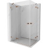 Mexen Lunar Duo Duschkabine zum Schwenken links 120 x 95 cm, transparent, Roségold - 834-120L-095P-60-00